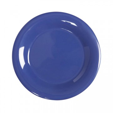 Plato Melamina Azul 14 Cm